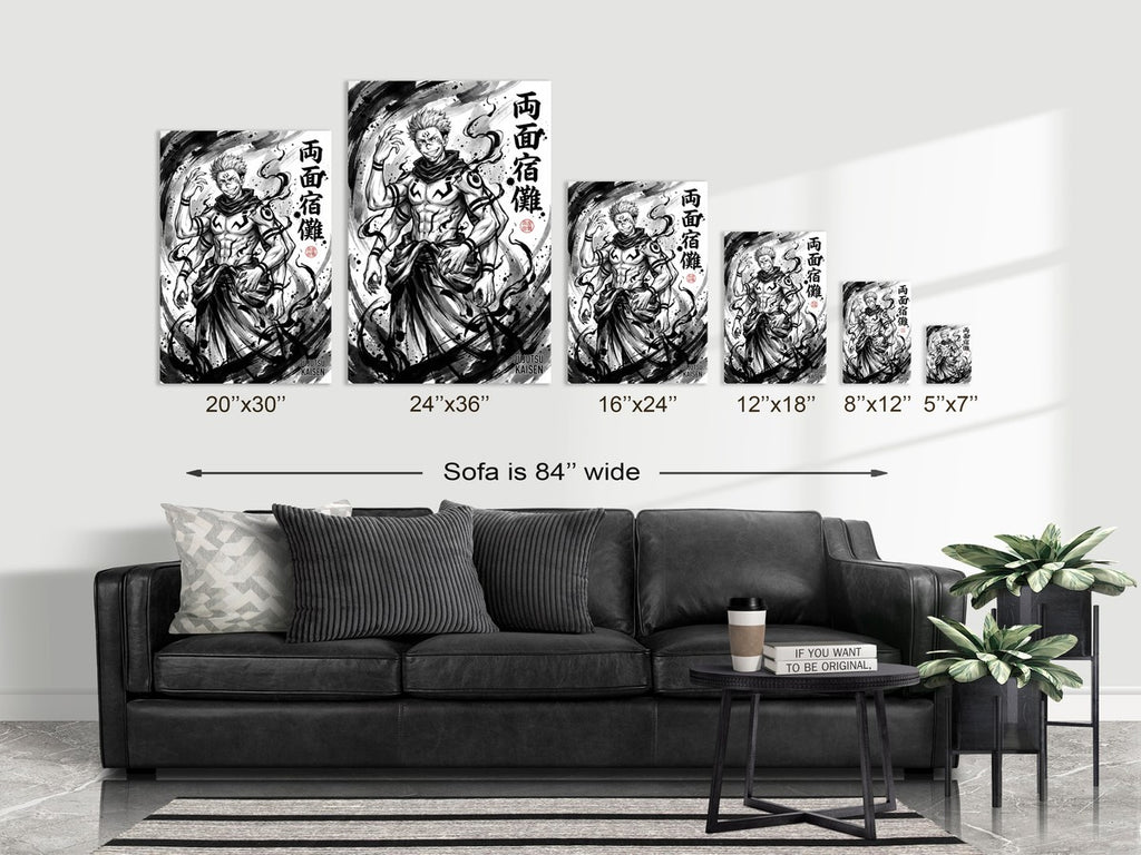 Jujutsu Kaisen Sukuna Malevolent Shrine Anime Poster