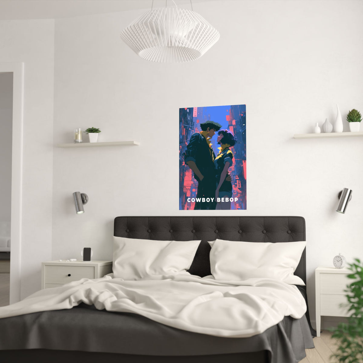 Cowboy Bebop Spike and Faye Anime Poster