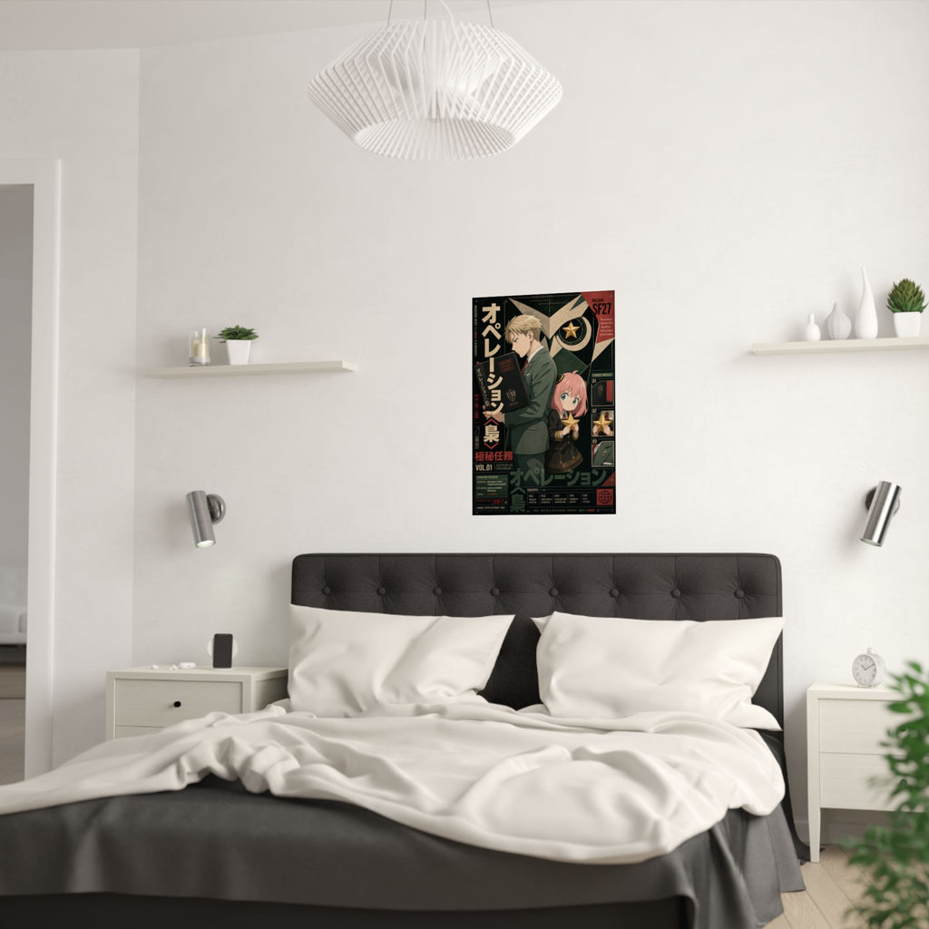 Operation Spy x Family Anime Poster Operation Strix Loid Anya Wall Art