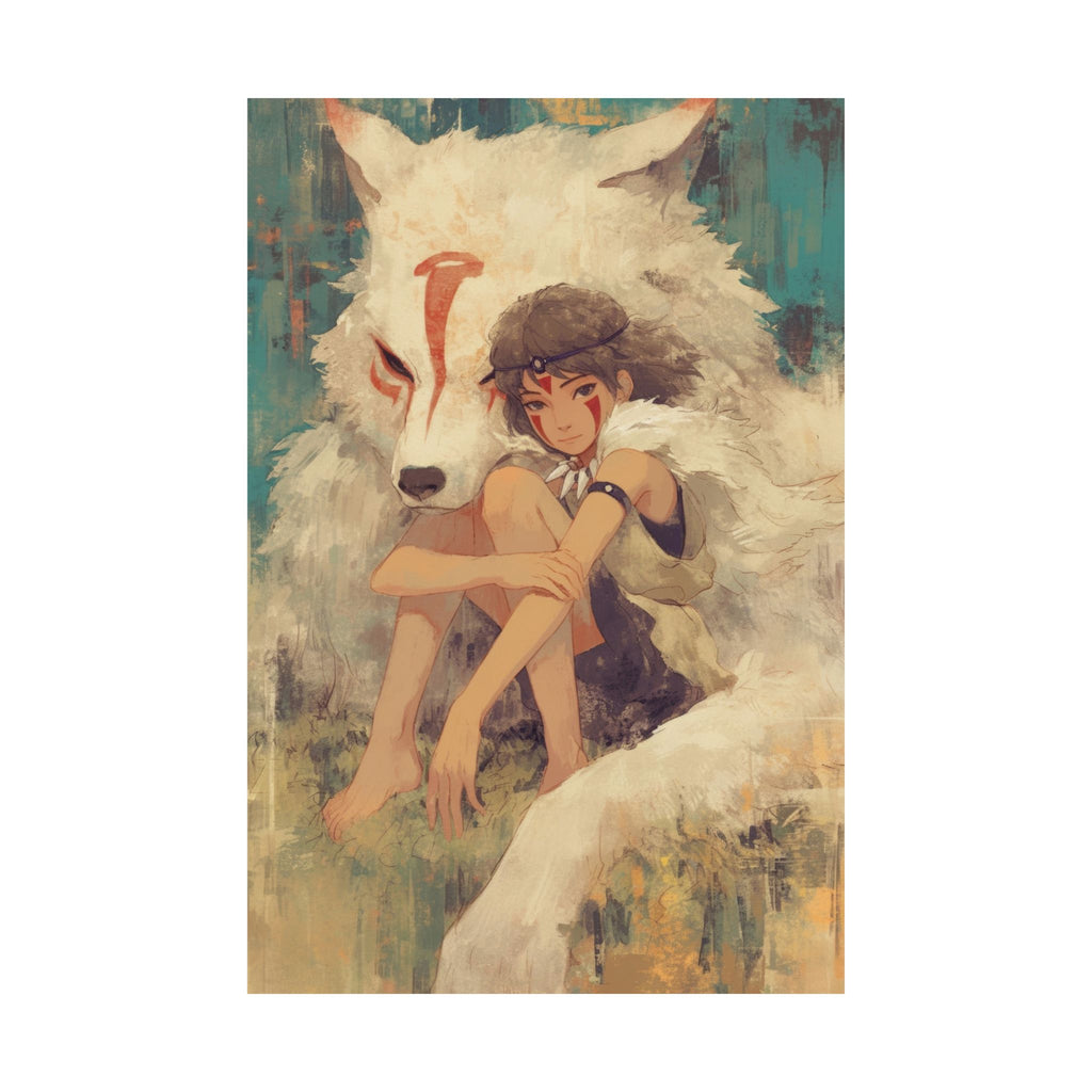 Princess Mononoke Fox 1 Anime Poster