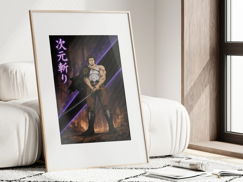 Black Clover P05B Yami Dimension Slash Anime Poster