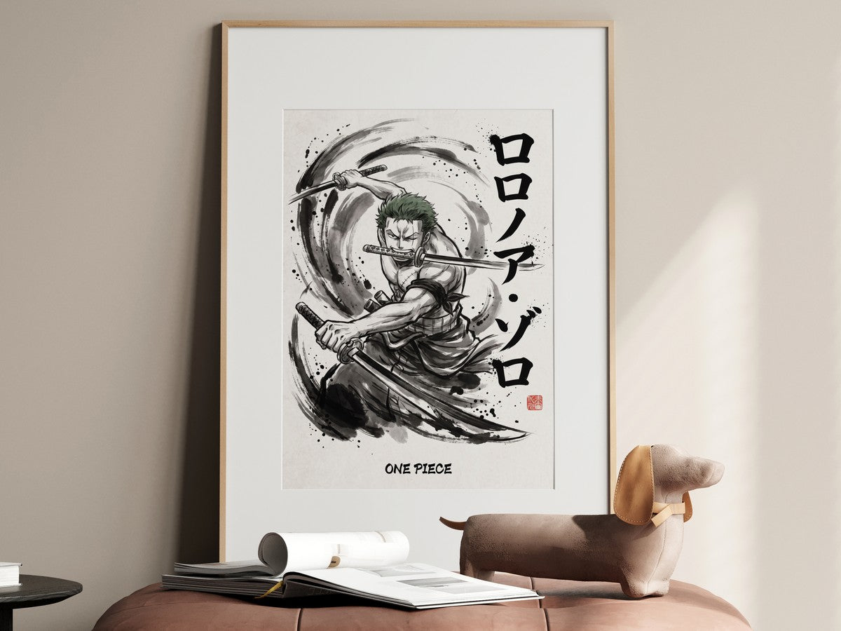 One Piece Zoro V1 Anime Poster