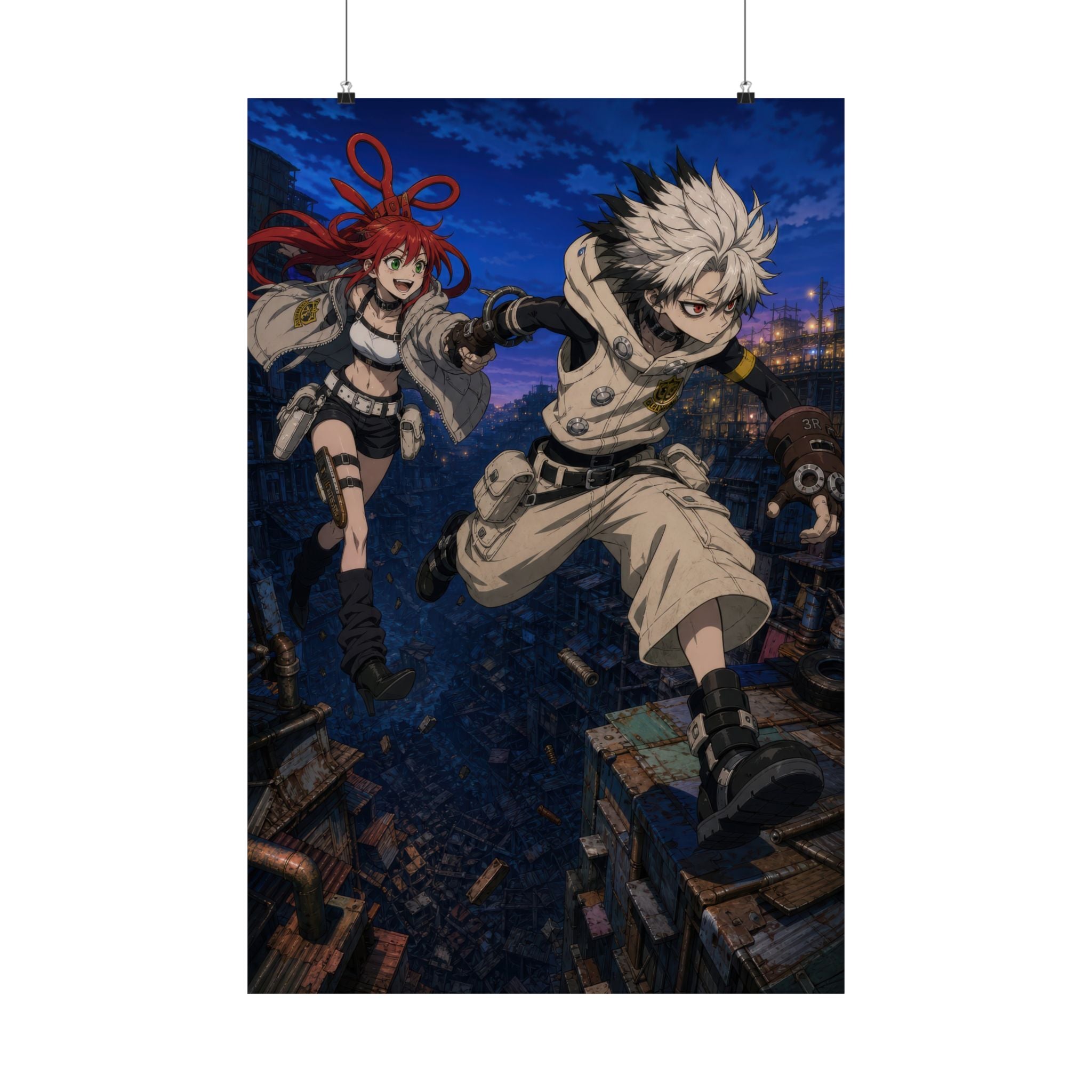 Gachiakuta Gk13 Rudo Riyo Rooftop Run Anime Key Visual Anime Poster