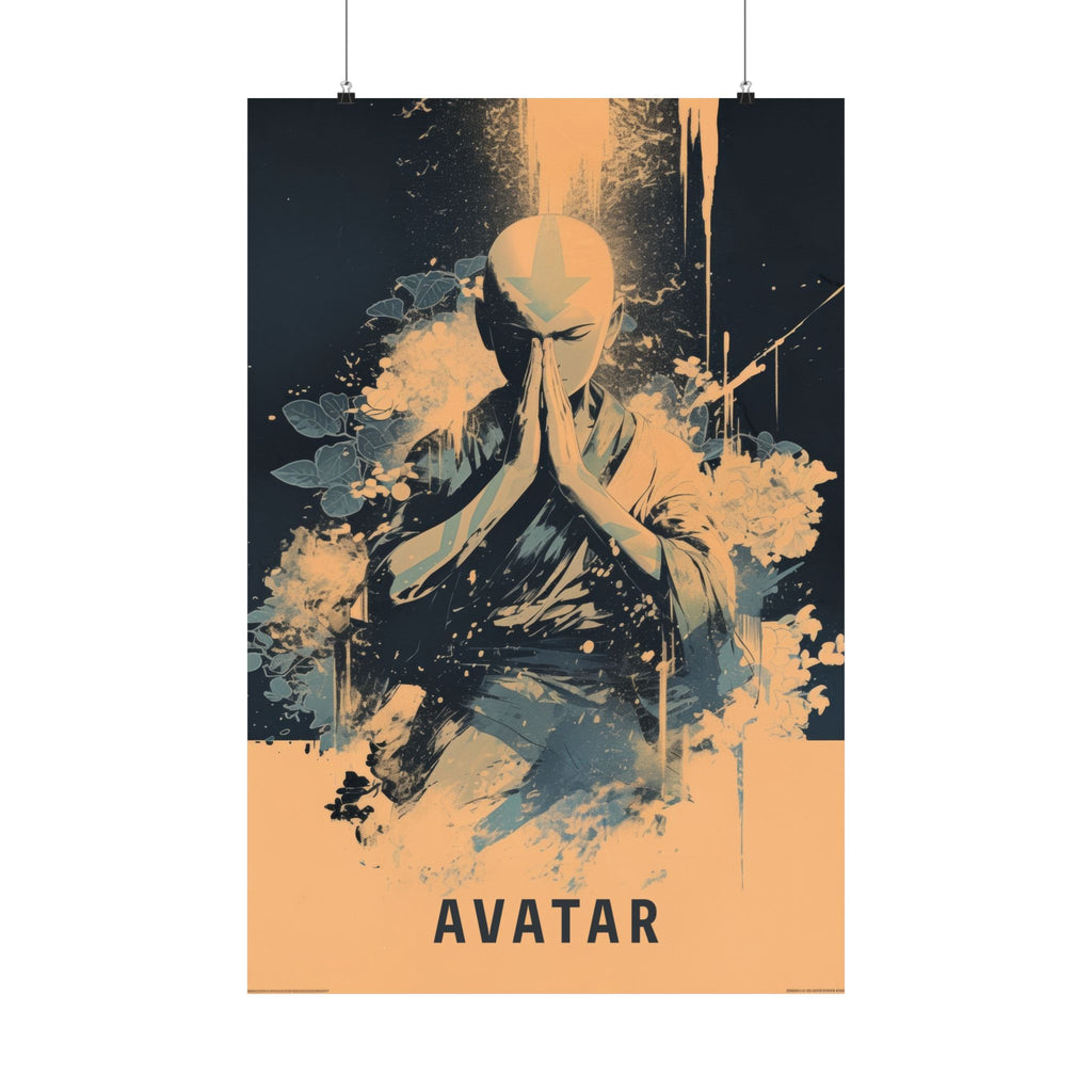 Avatar The Last Airbender aang Avatar Anime Poster