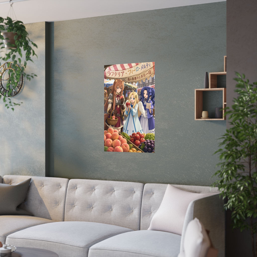 The Rising of the Shield Hero Girls Market Day Lifestyle Ensemble Anime Poster