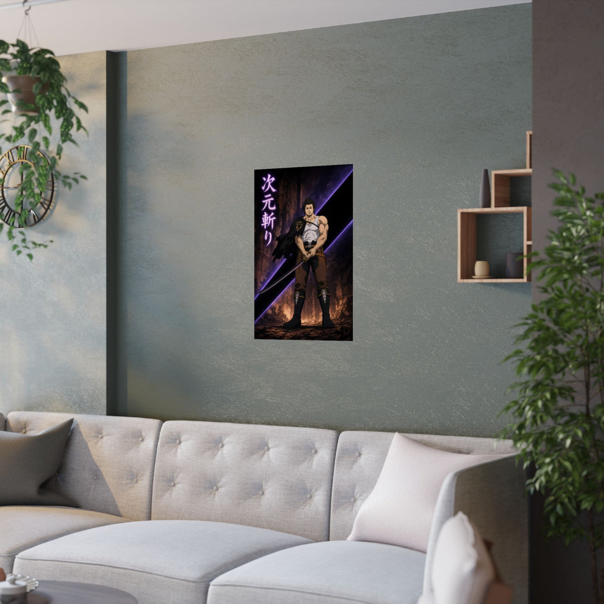 Black Clover P05B Yami Dimension Slash Anime Poster