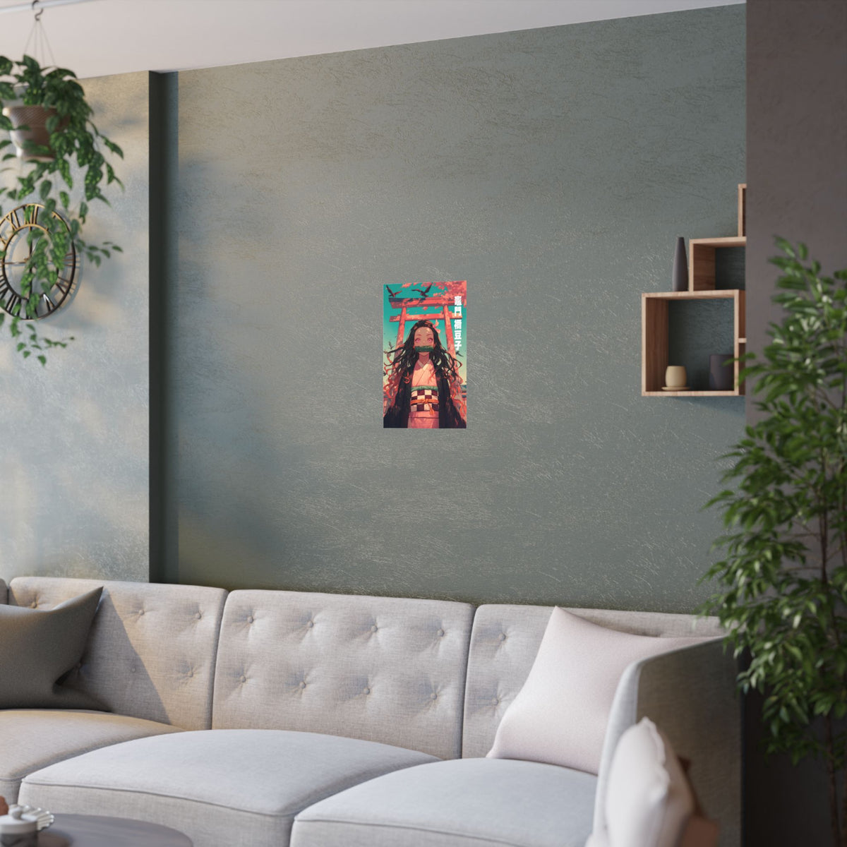 Demon Slayer Nezuko Shrine Anime Poster