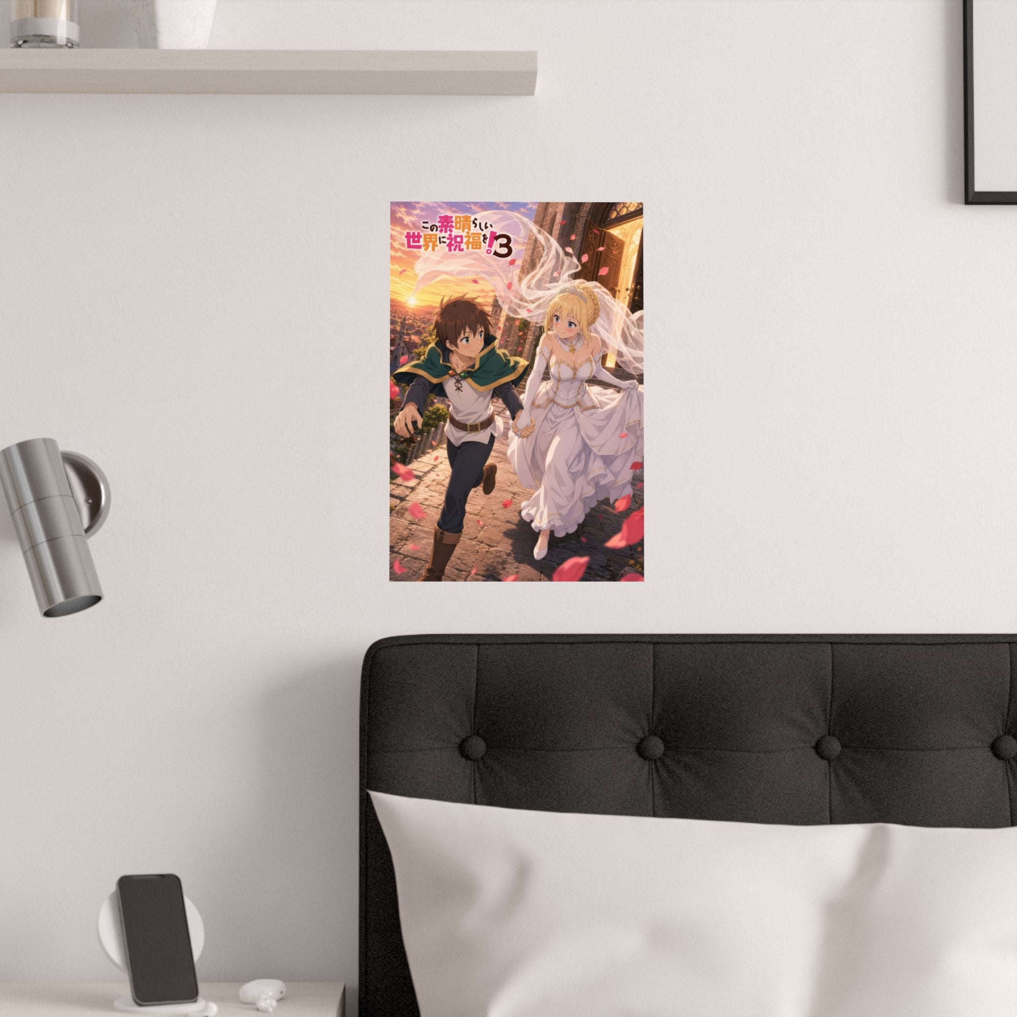 KonoSuba Romantic Duos R12 Darkness Kazuma Escape Anime Poster