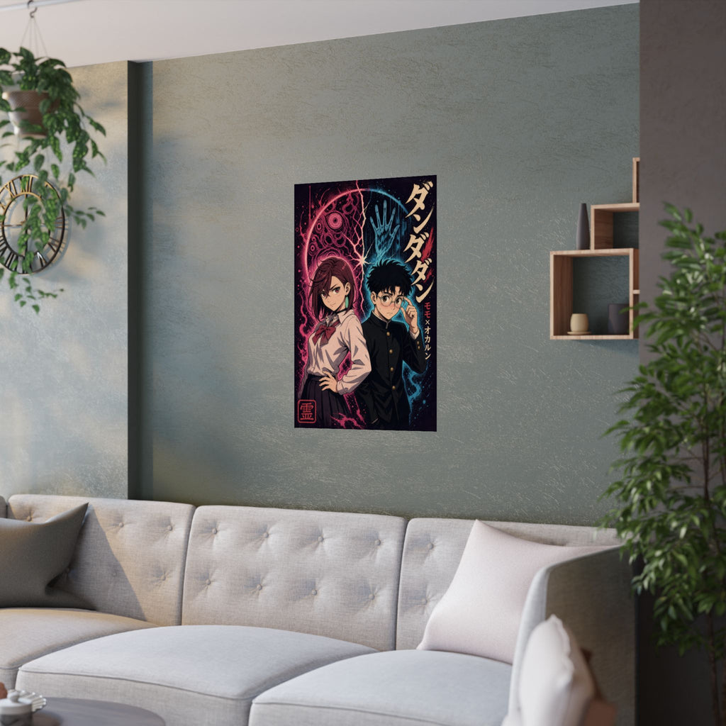 Dandadan Ddd01 Momo Okarun Dark Pop Anime Poster