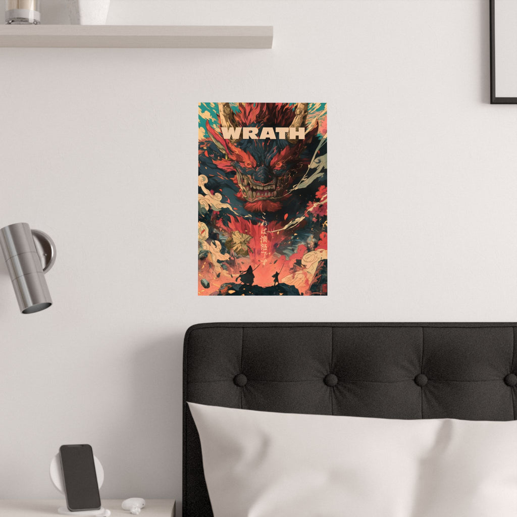 Wrath - Two vs Monster Anime Poster