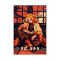 Demon Slayer Rengoku Fire Anime Poster