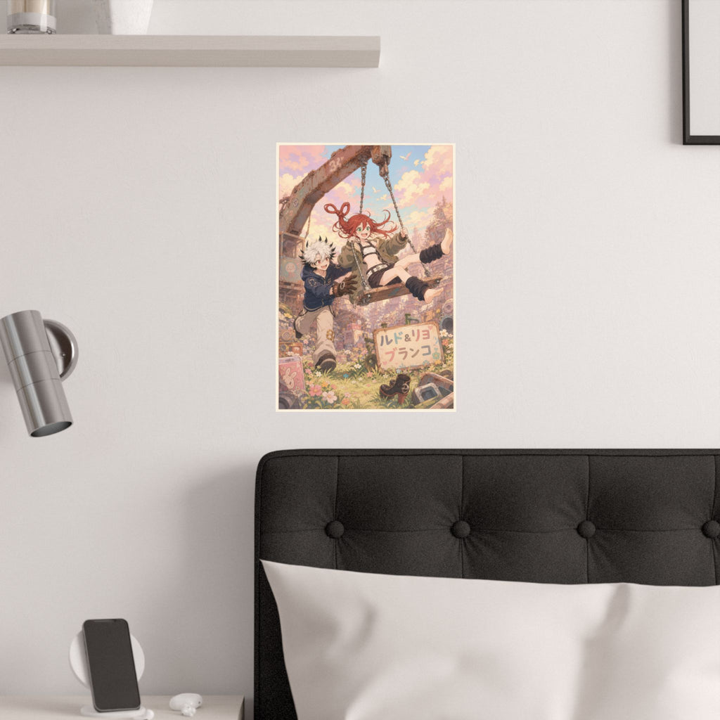 Gachiakuta Gk22 Cute Rudo Riyo Junk Swing Kawaii Anime Poster