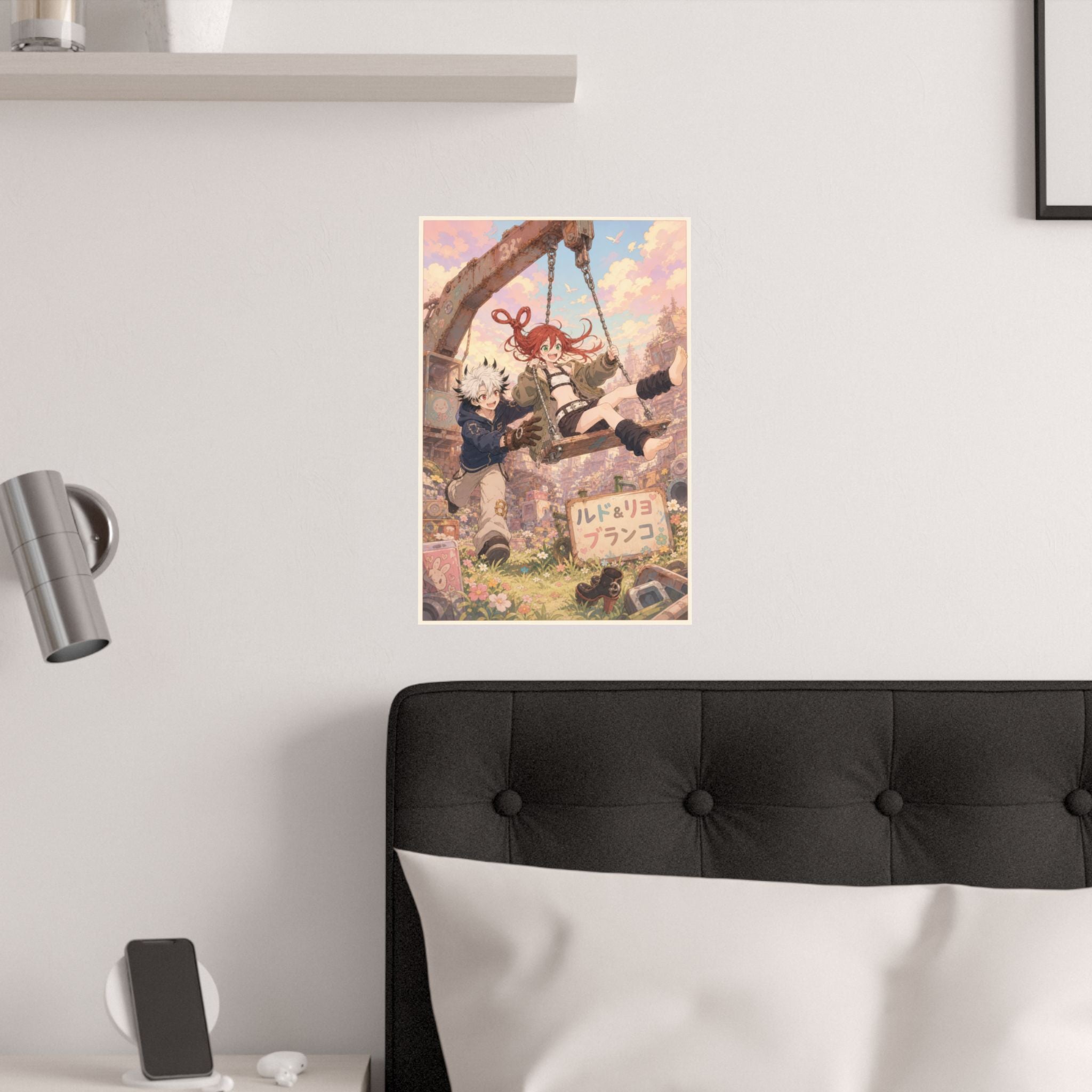 Gachiakuta Gk22 Cute Rudo Riyo Junk Swing Kawaii Anime Poster