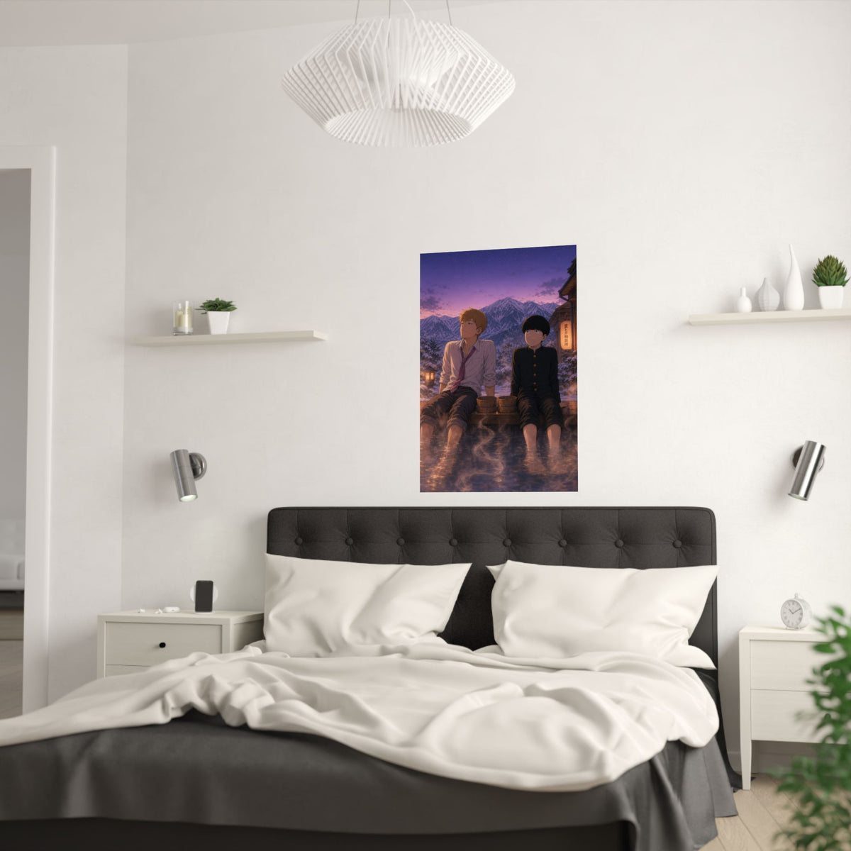 Mob Psycho 100 Mob04Rei Mob Reigei Hotel Bath Towels Pastel Storybook Warmth Ani