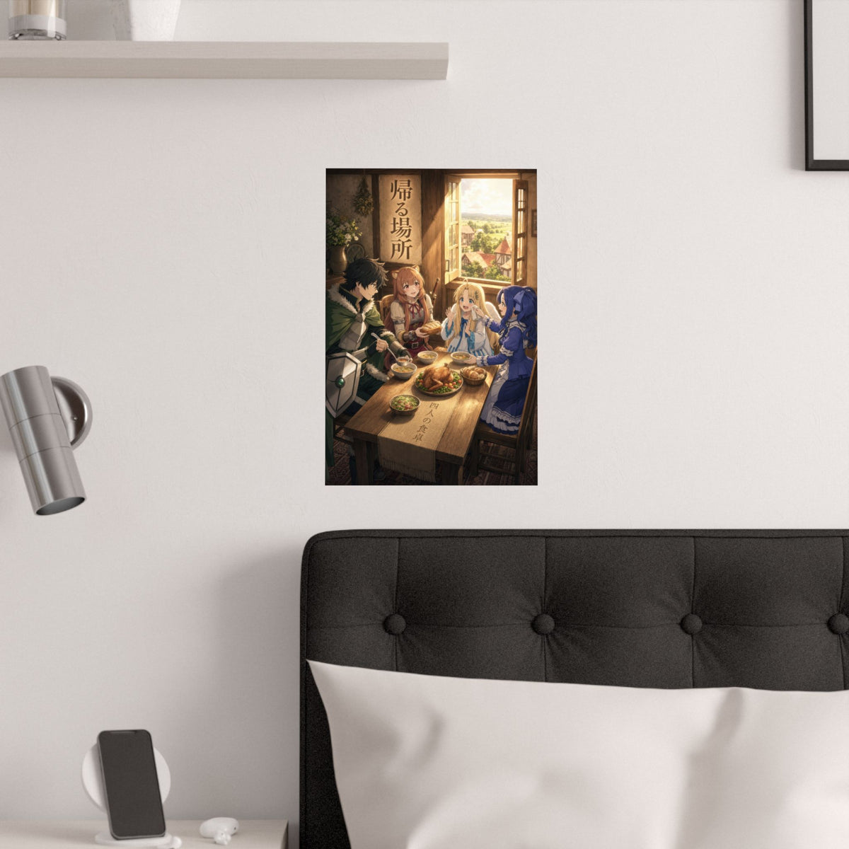 The Rising of the Shield Hero Found Family Dinner Warm Ensemble Anime Poster