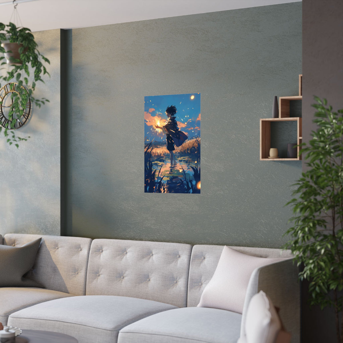 Eat a Star Howls Moving Castle Anime Poster