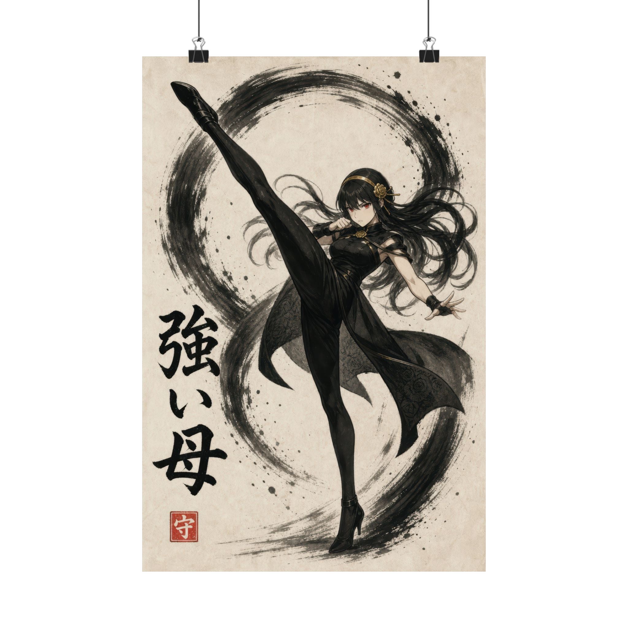 Spy x Family Yor Sumie Power Kick Kinetic Sumie Character Poster Anime Poster