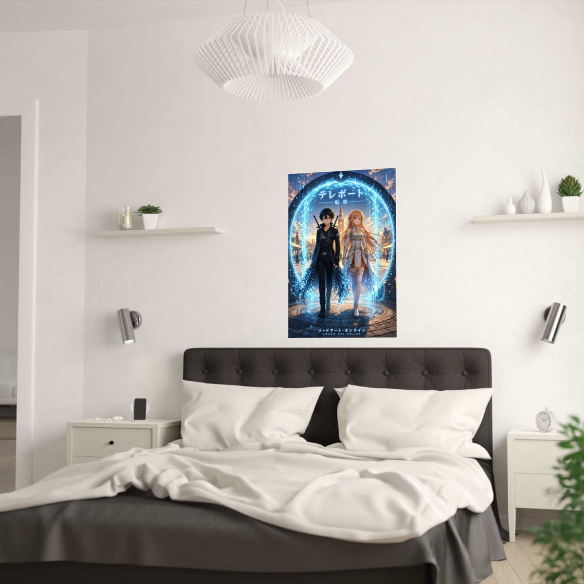 Sword Art Online Sao09 Teleport Gate Plaza Dark Fantasy Key Visual Anime Poster