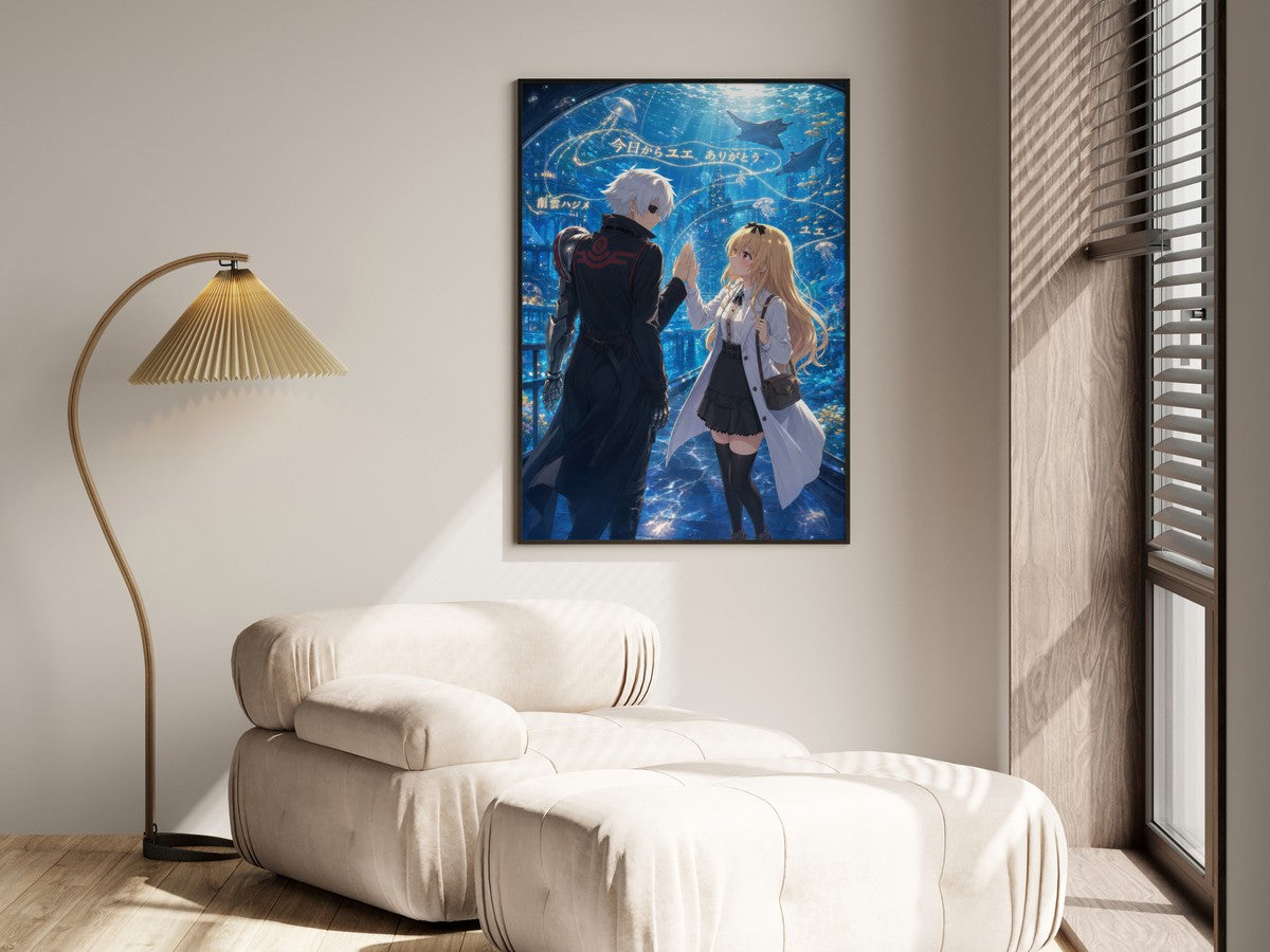 Arifureta Romance Plus Hajime Yue Aquarium Anime Poster