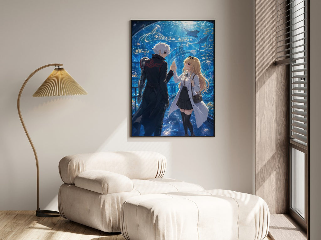Arifureta Romance Plus Hajime Yue Aquarium Anime Poster