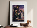 Demon Slayer Giyu Shinobu Couple Dusk Anime Poster