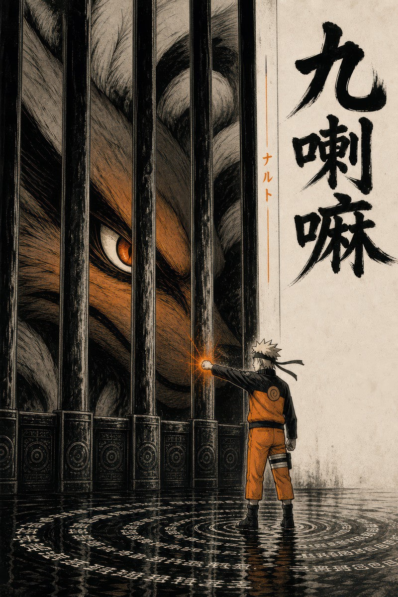 Naruto Nr01-Naruto-Kurama Fist-Bump-Manga-Ink Gpt-Image-2 Pixazo Medium V01 Anim