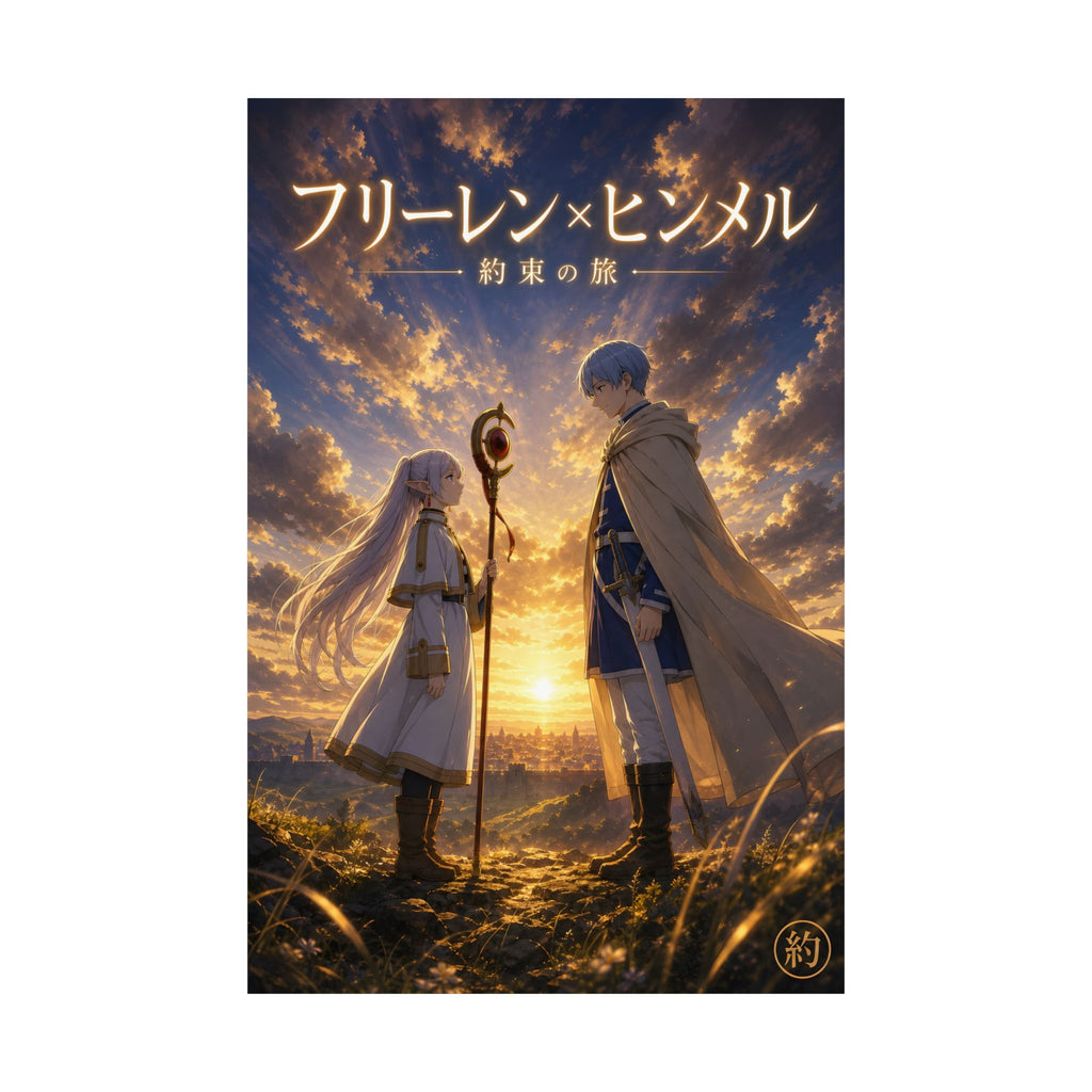 Frieren Fr21 Himmel Cinematic Anime Poster