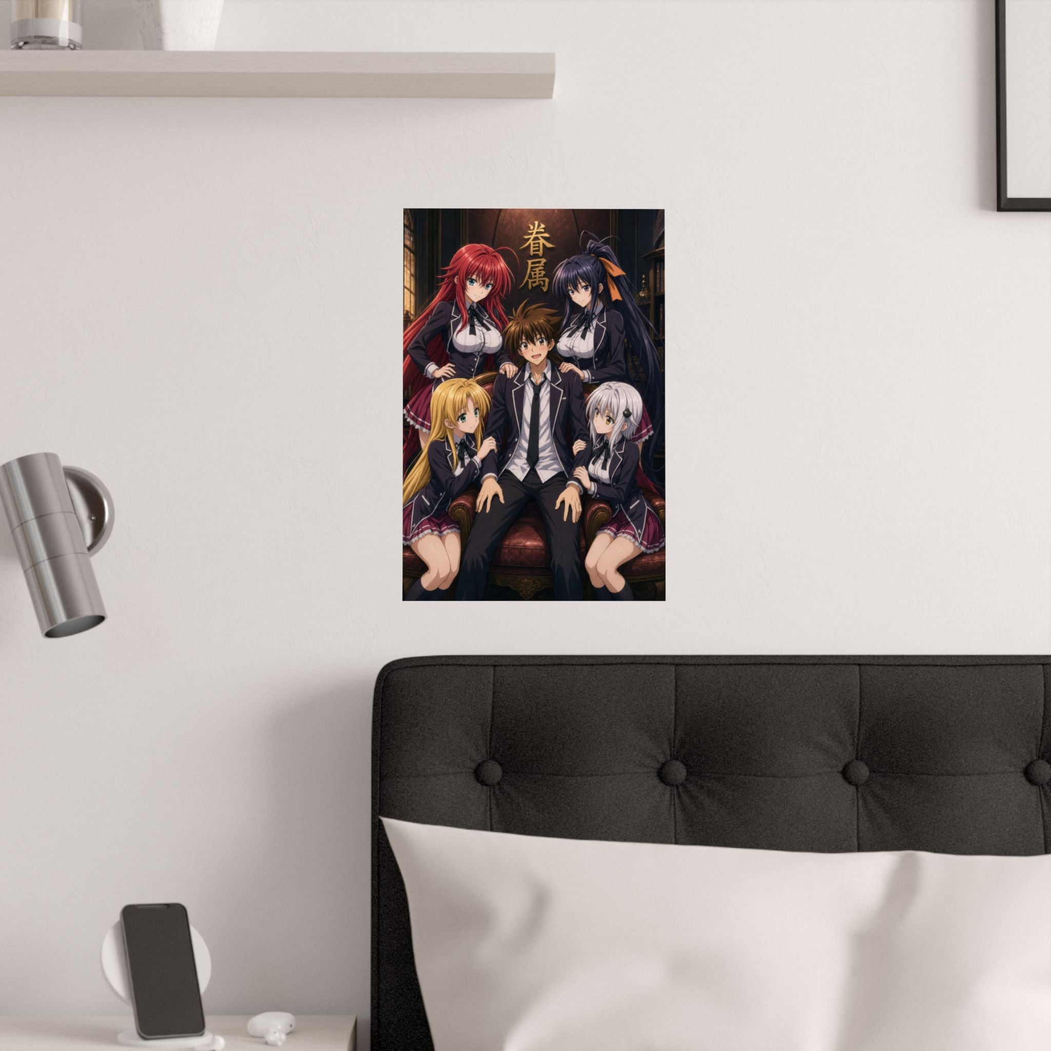 High School DxD P10 Issei Peerage Five Anime Poster
