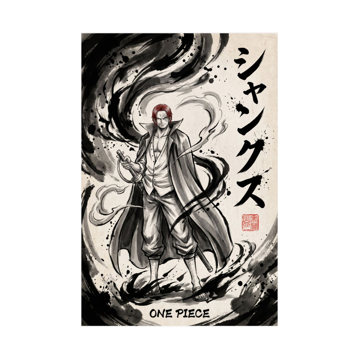 One Piece Shanks V1 Anime Poster