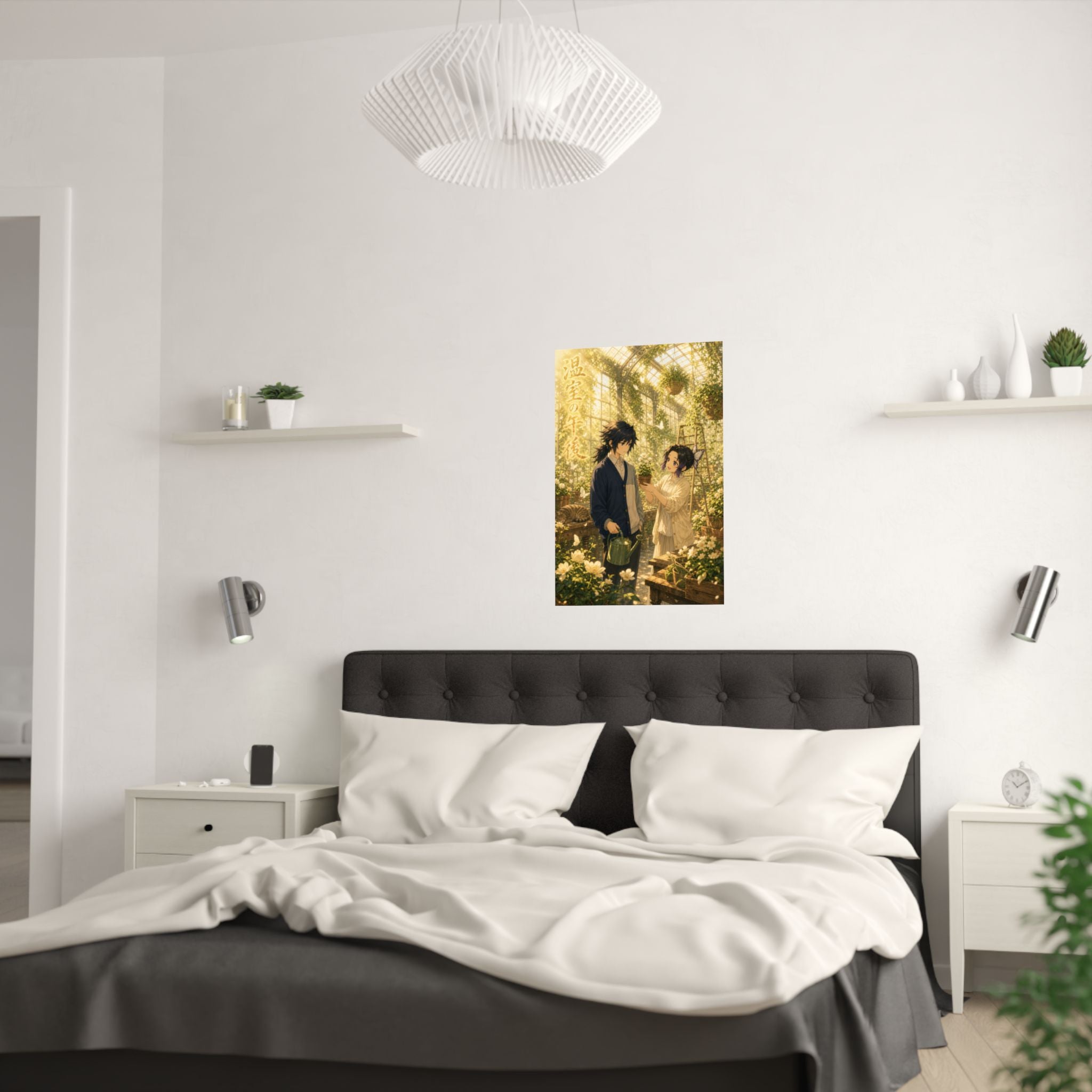 Demon Slayer Giyu Shinobu Dreamy Greenhouse Anime Poster