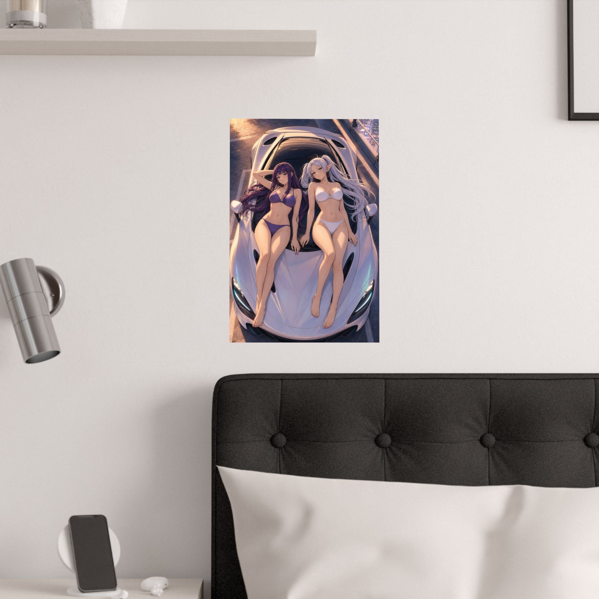 Frieren Fern Anime Poster Journey Beyond Adventure Art Print