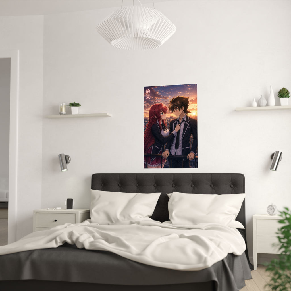 High School DxD P12B Issei Rias Promise Anime Poster