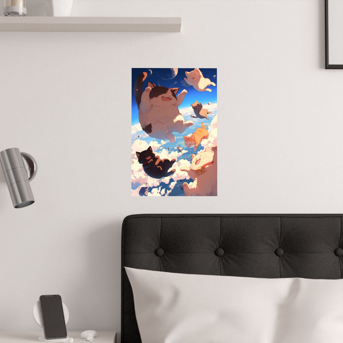 Original Fall 8 Times, Get up 9 Anime Poster