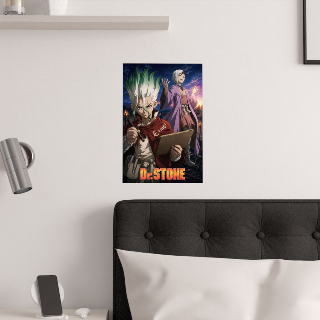 Dr. Stone P17 Senku Gen Mentalist Anime Poster