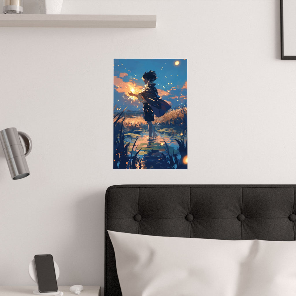 Eat a Star Howls Moving Castle Anime Poster