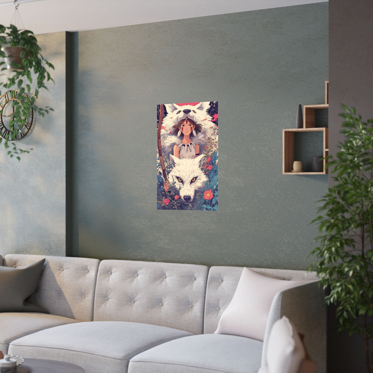 Princess Mononoke Fox 6 Anime Poster