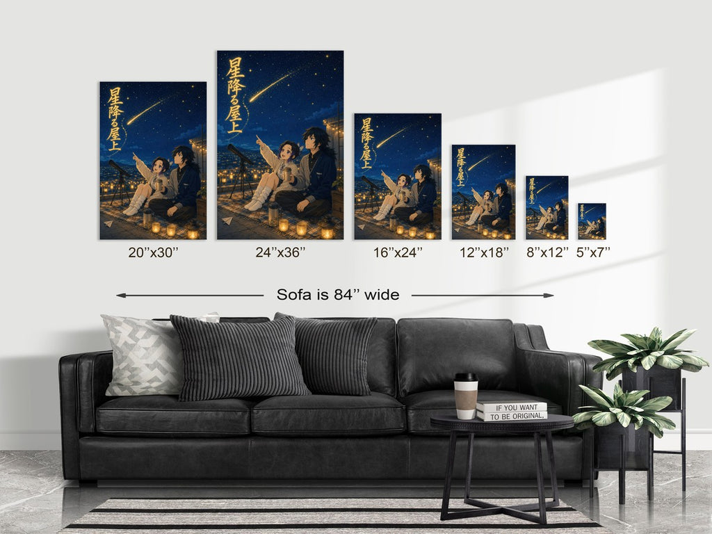 Demon Slayer Giyu Shinobu Dreamy Stargazing Anime Poster