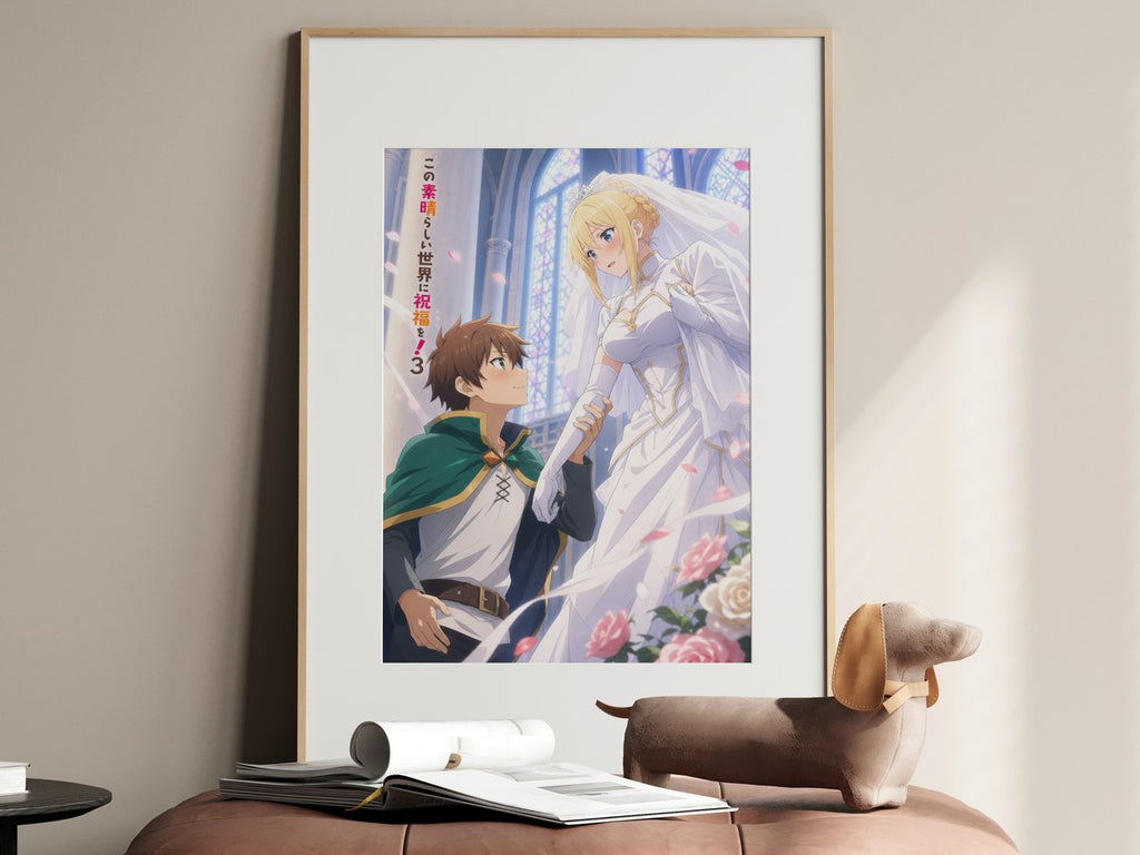 KonoSuba Romantic Duos R11 Darkness Kazuma Altar Anime Poster