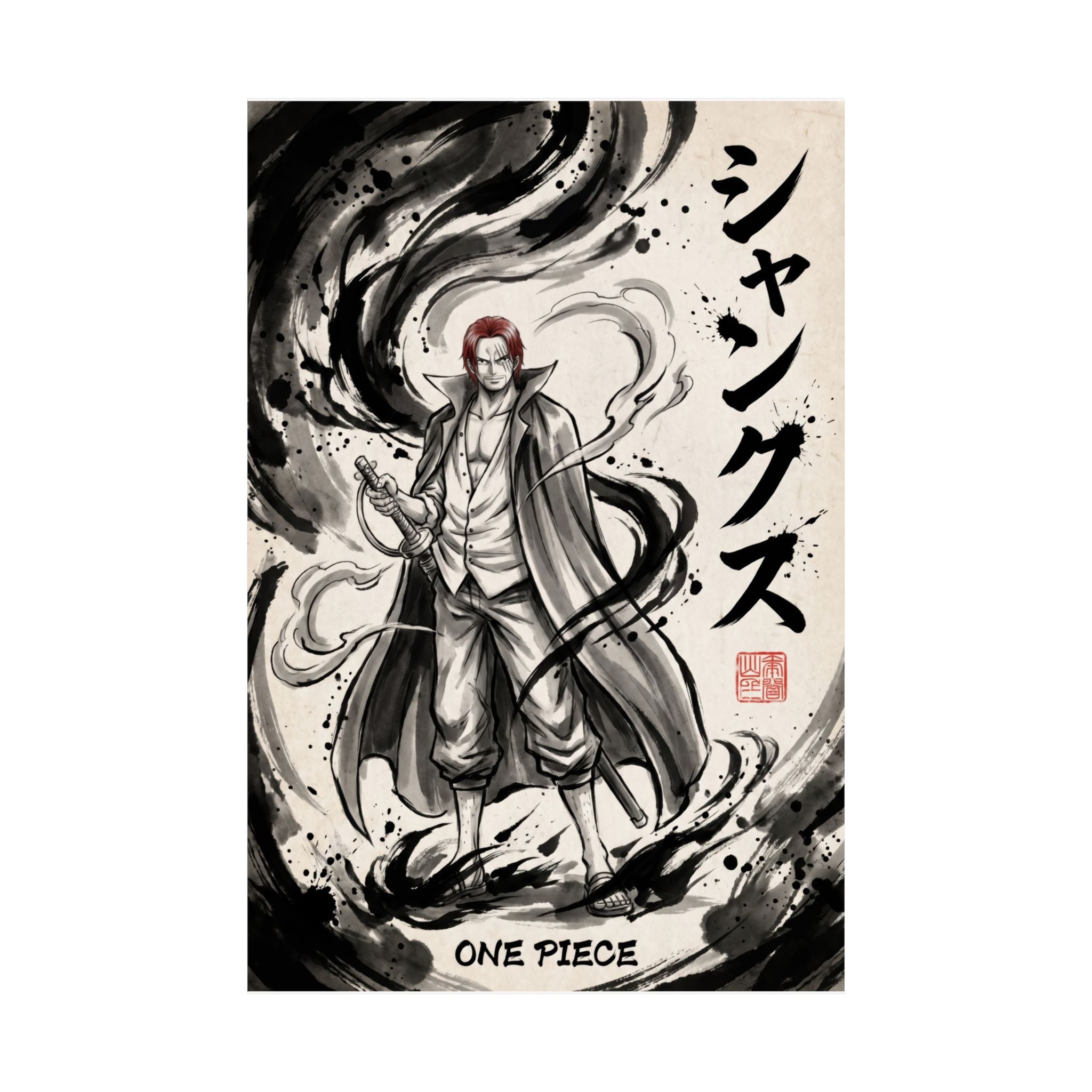 One Piece Shanks V1 Anime Poster