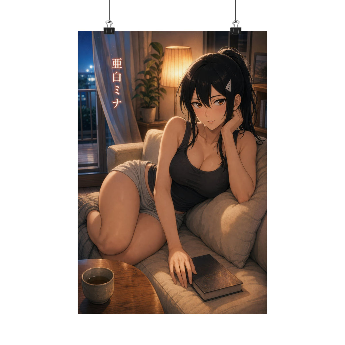 Kaiju No. 8 Kj8 S04 Mina Sleepy Couch Master Locked Anime Poster
