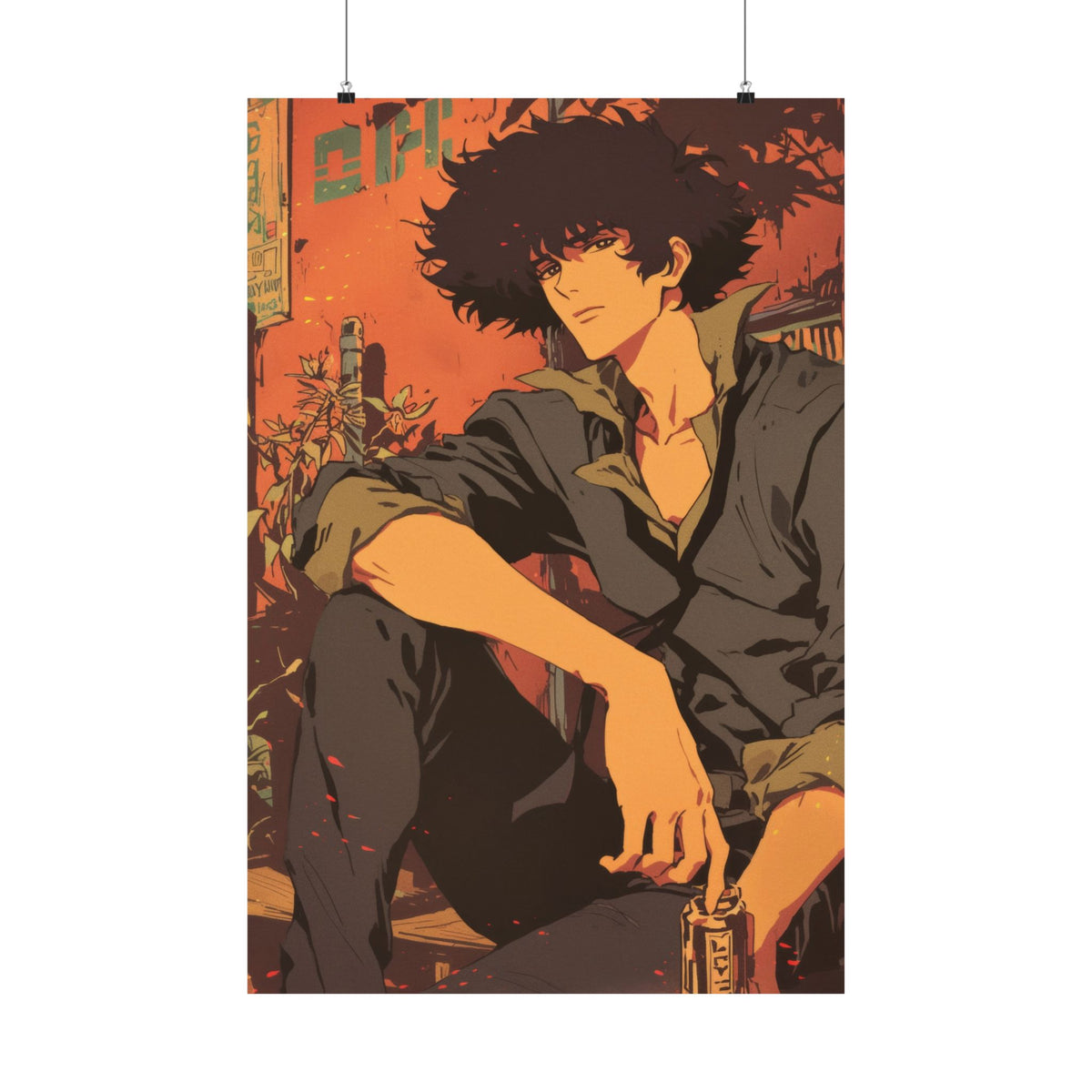 Cowboy Bebop Spike Siegel Anime Poster