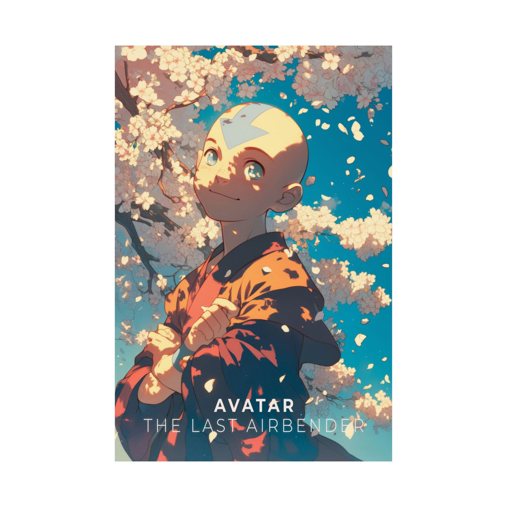Avatar The Last Airbender Avatar Aang Cute Anime Poster