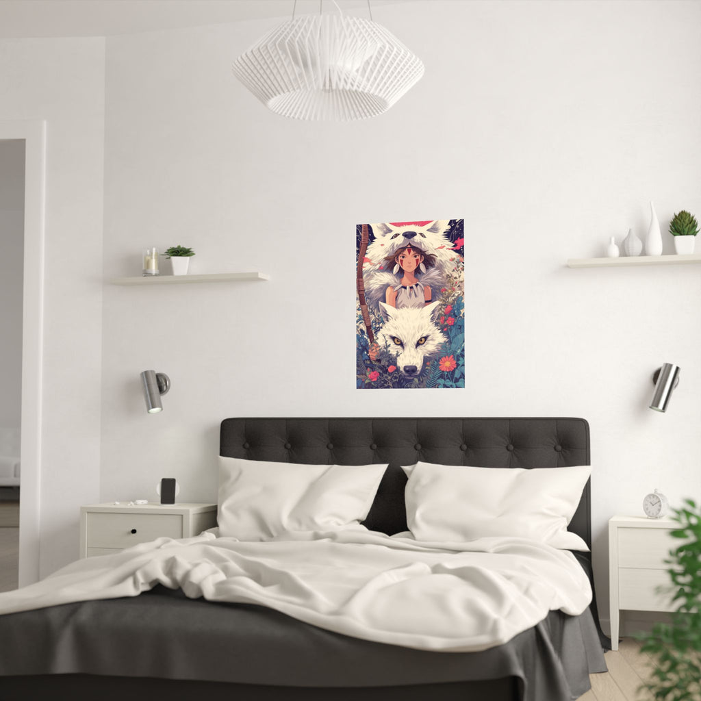 Princess Mononoke Fox 6 Anime Poster