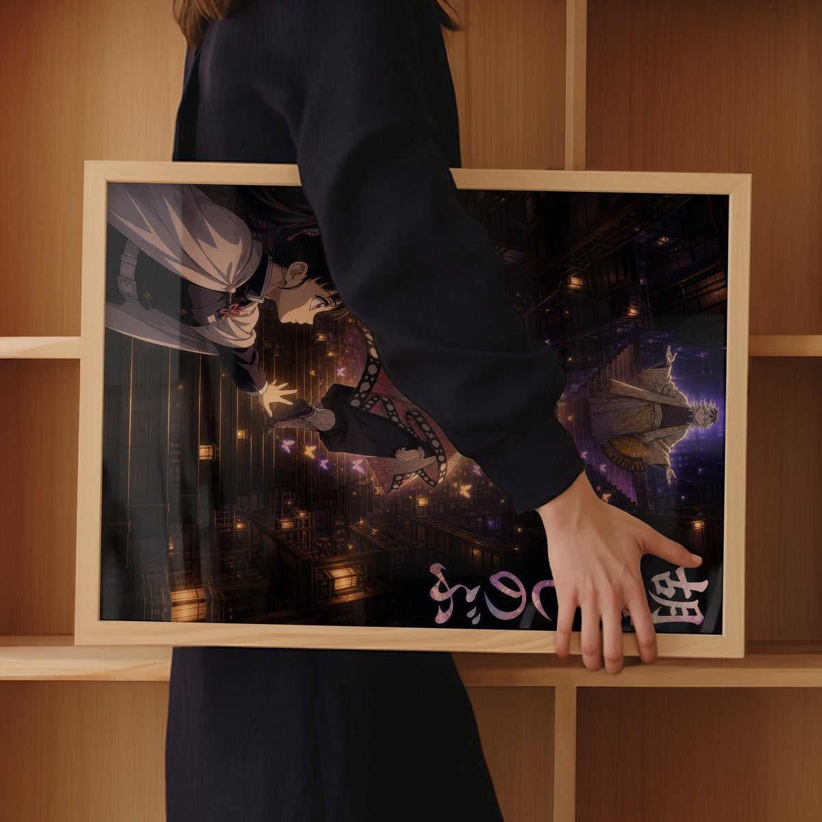 Demon Slayer Shinobu Farewell Butterfly Vertical Anime Poster