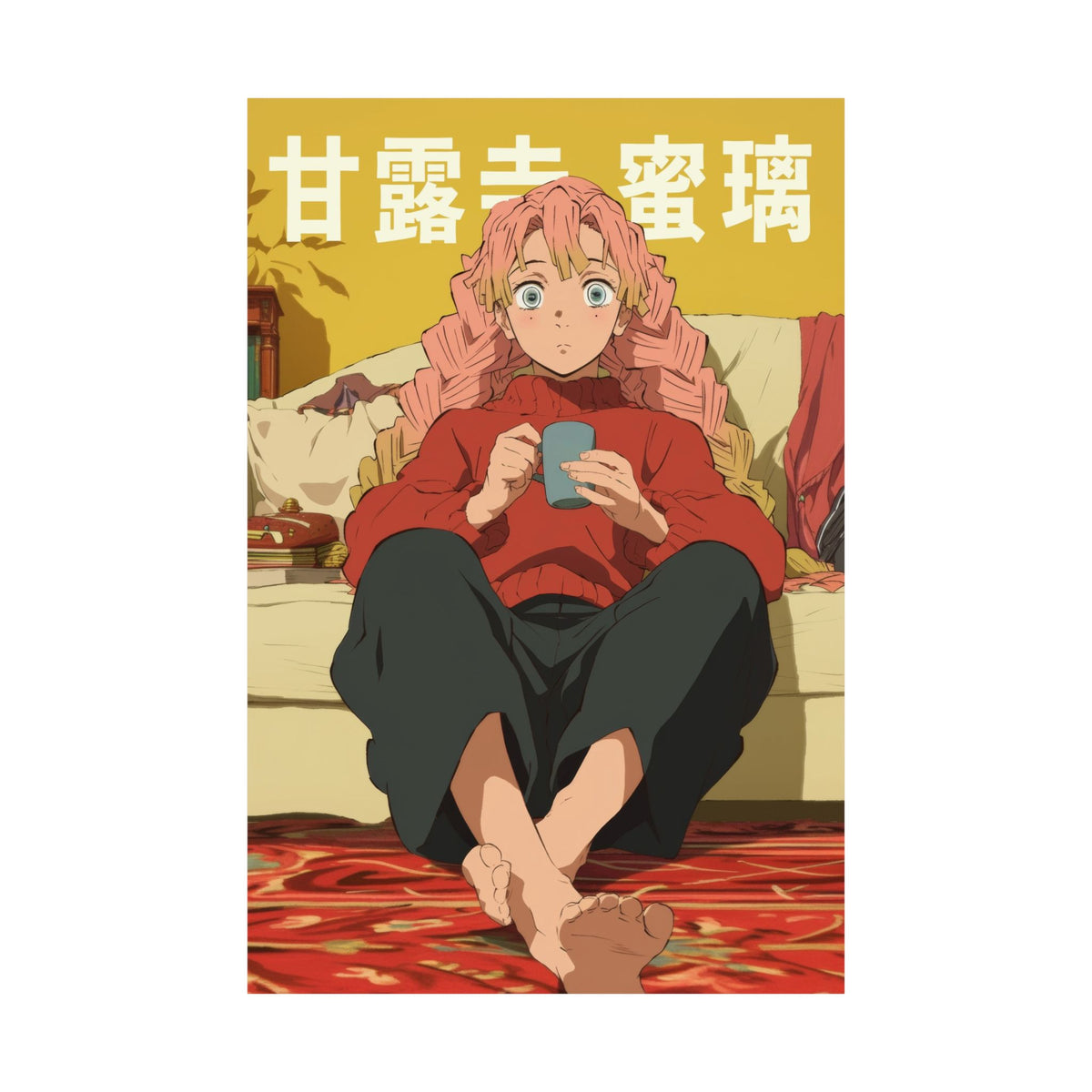 Mitsuri Kanroji Demon Slayer Anime Poster