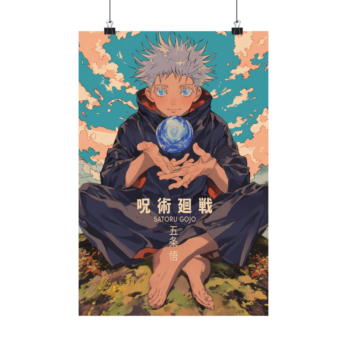 Jujutsu Kaisen Saturo Gojo Jujutsu Kaizen Anime Poster