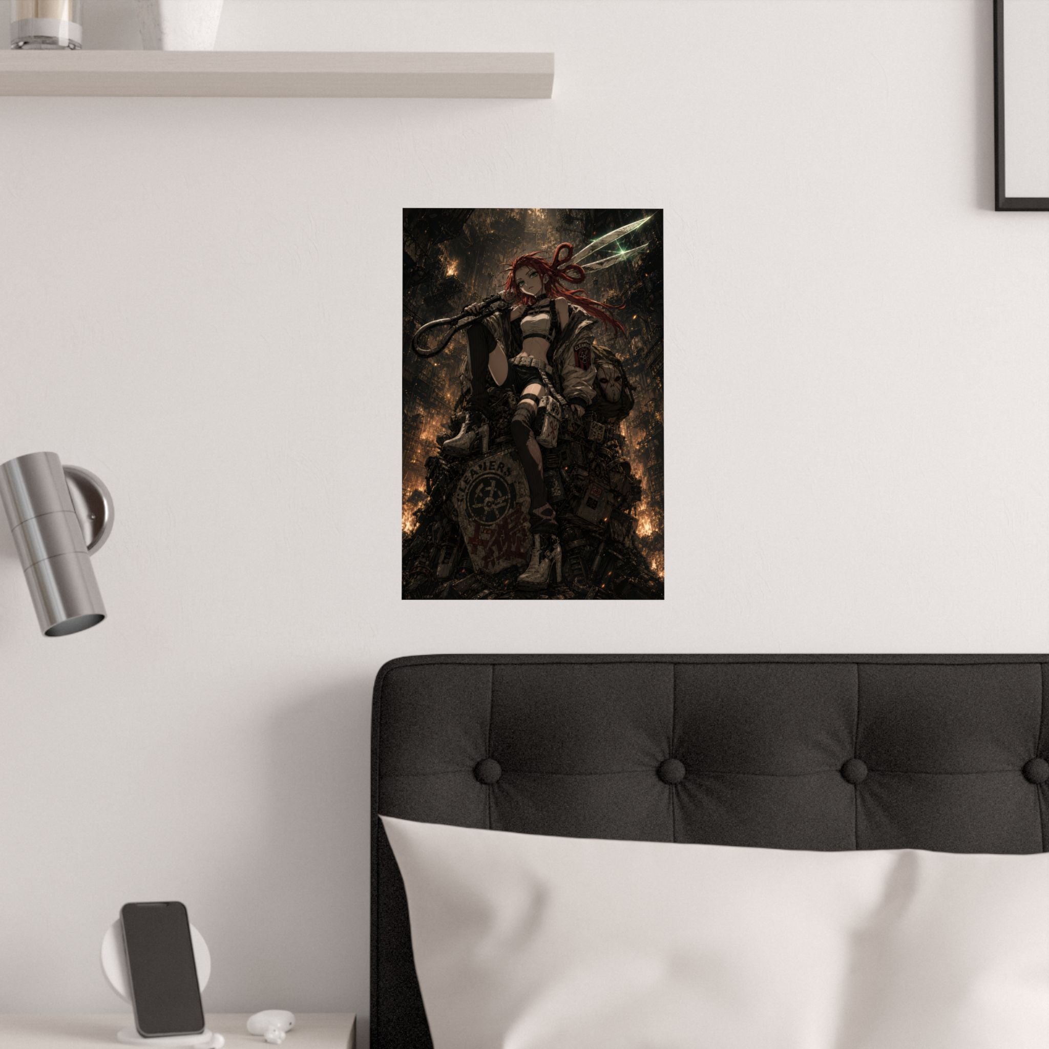 Gachiakuta Gk02 Riyo Cleaners Shears Throne Gritty Cinematic Manga Anime Poster