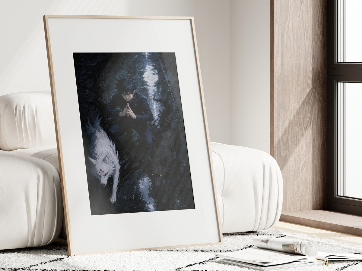 Jjk Megumi-Divine-Dogs Shadow-Architecture Gpt-Image-2 Pixazo Medium Art-V01 Ani