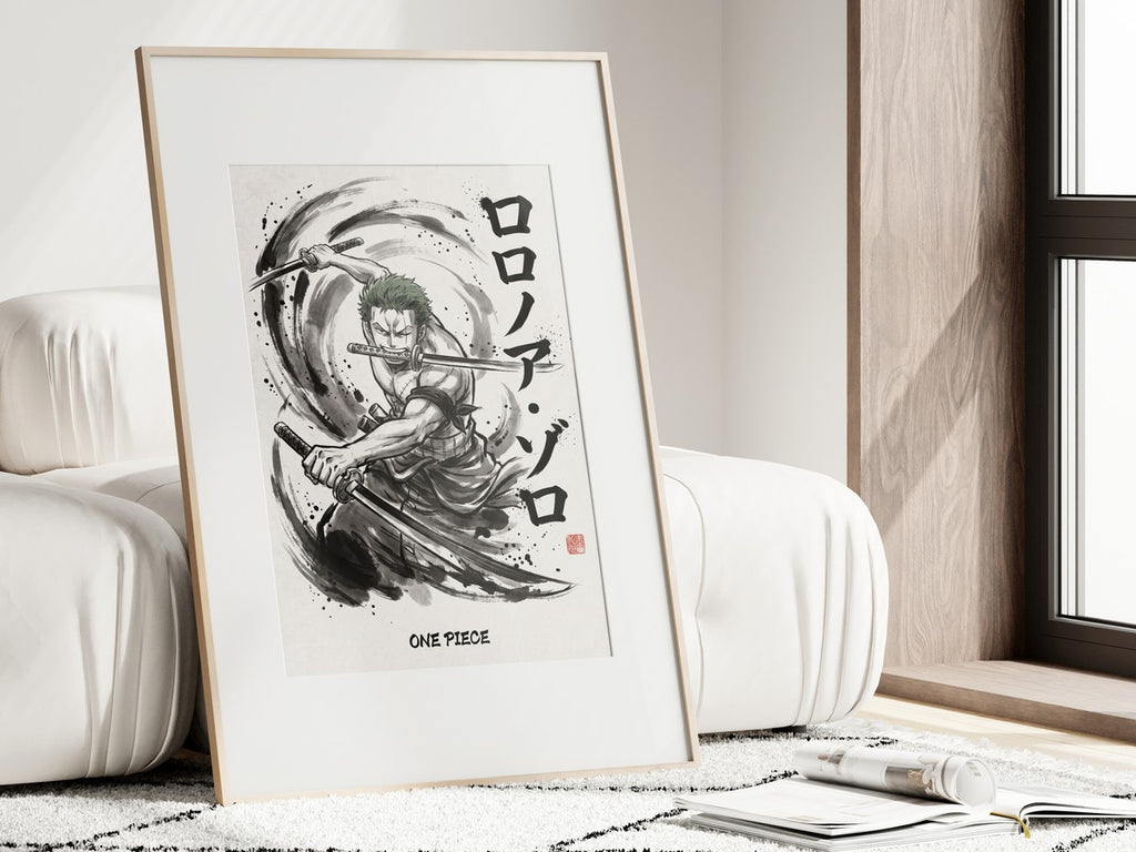 One Piece Zoro V1 Anime Poster