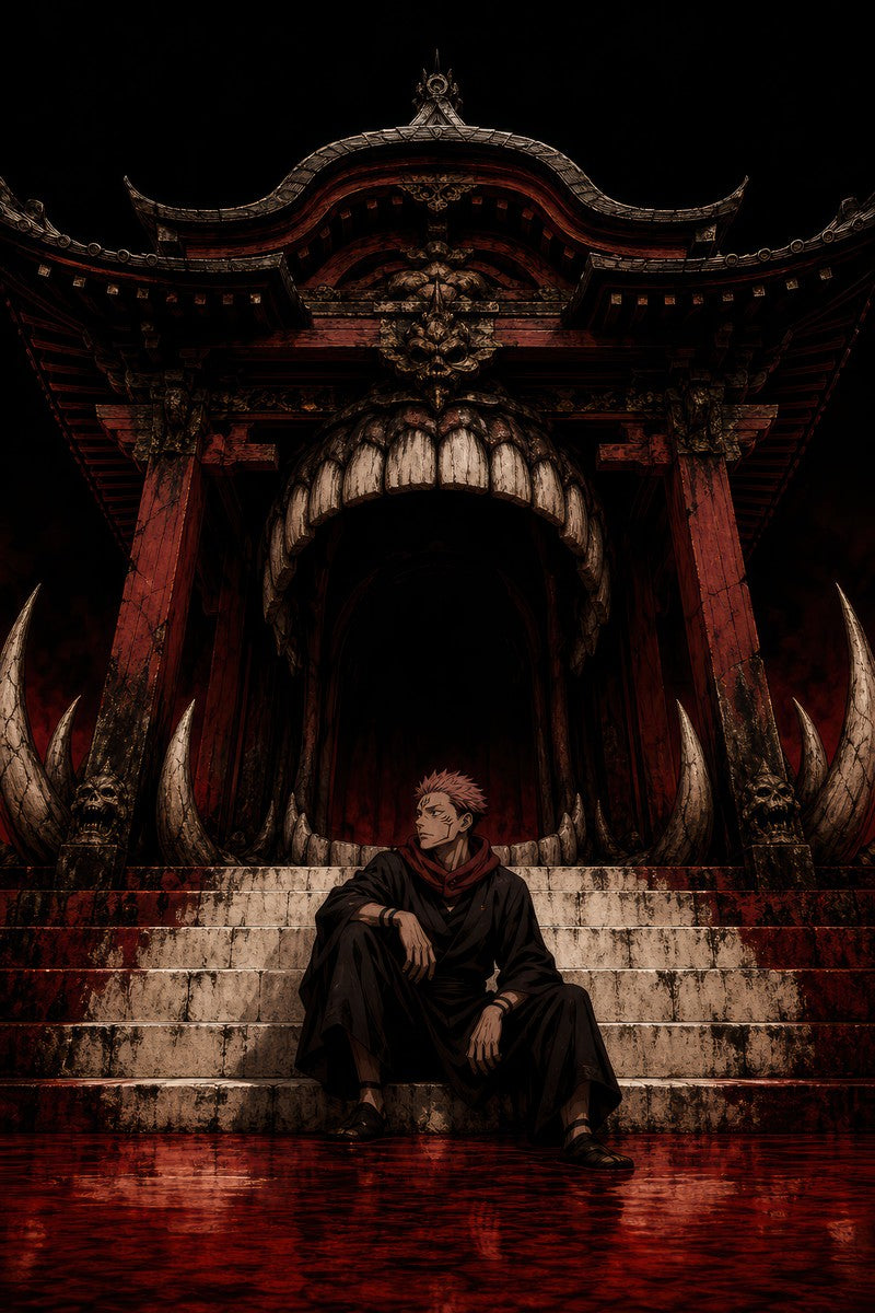 Jjk Sukuna-Shrine Monumental-Horror Gpt-Image-2 Pixazo Medium Art-V01 Anime Post